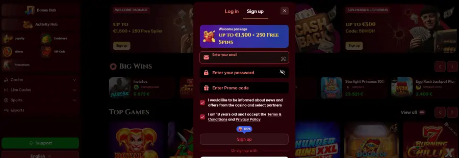 Spinogambino casino bonus